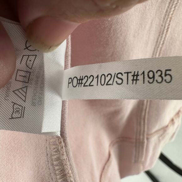 Lysse Blazer Jacket WMNS M Pink Open Front Stretch Twill Long Sleeve Hand Pocket - Picture 11 of 11